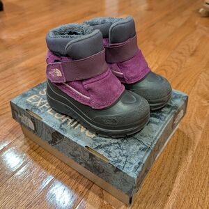 The North Face Toddler Alpenglo Snow Boots In Violet